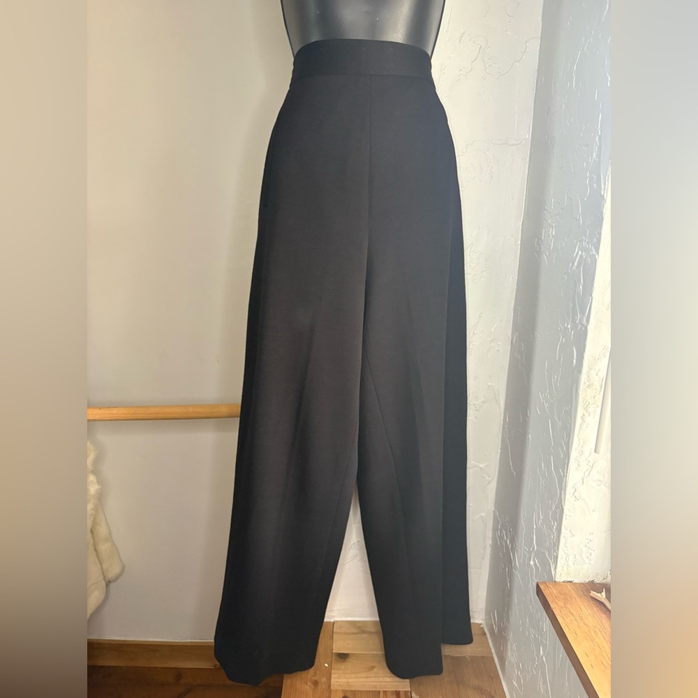 Gemma Kahng NY women’s wool Classic Black High-Waist  sz 8 stunning pants